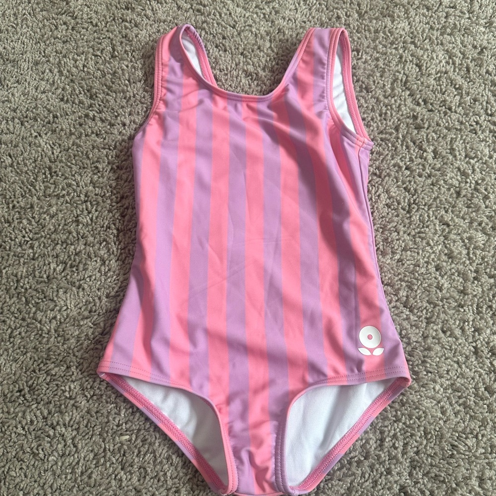 Posey Wear Pink and Purple Striped Leotard